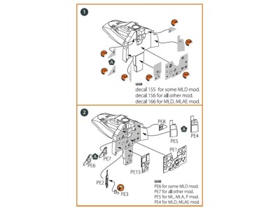 MiG-23ML, MLD, P, MLAE PE set for CP kits 