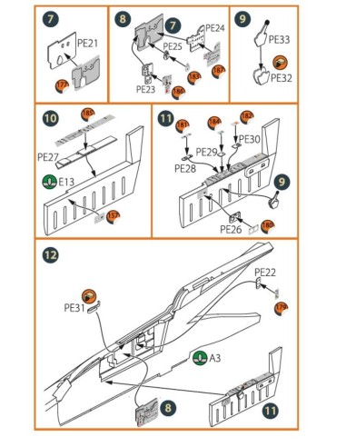 MiG-23ML, MLD, P, MLAE PE set for CP kits 