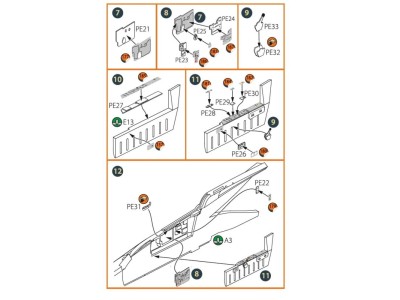MiG-23ML, MLD, P, MLAE PE set for CP kits 
