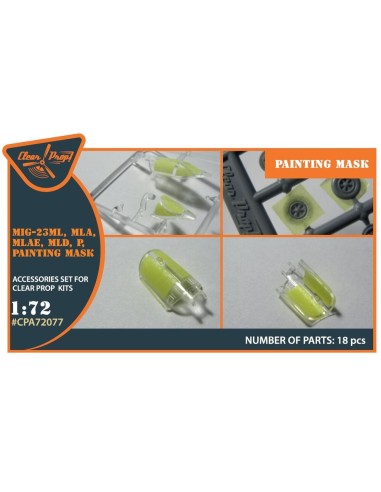 MiG-23ML, MLD, P, MLAE painting mask for CP kits 