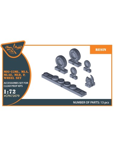 MiG-23ML, MLD, P, MLAE wheel set 