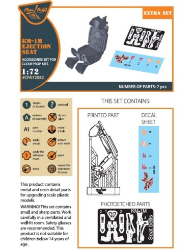 KM-1M Ejection seat for CP kits and other 