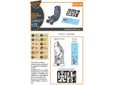 KM-1M Ejection seat for CP kits and other 