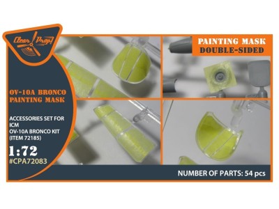 OV-10 A/D Bronko double-sided painting mask for ICM kits 