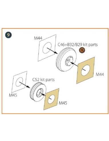 OV-10 A/D Bronko double-sided painting mask for ICM kits 