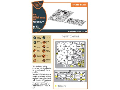I-16 type 5 PE set for CP kits 