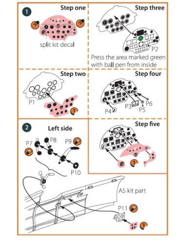 I-16 type 5 PE set for CP kits 