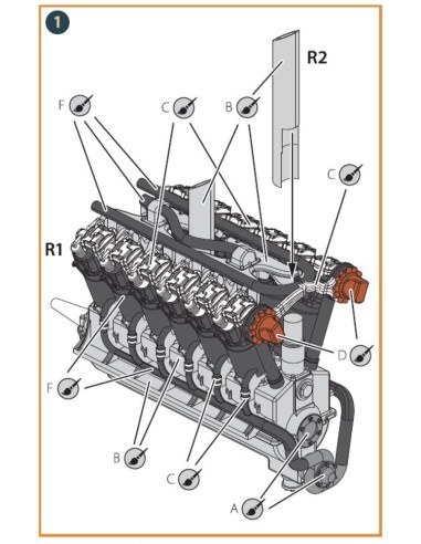 Liberty L-12 engine set 3D print 