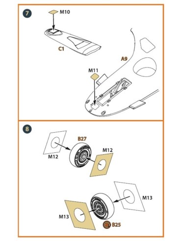 TB.2 PE parts and painting mask x2 set for CP kits 