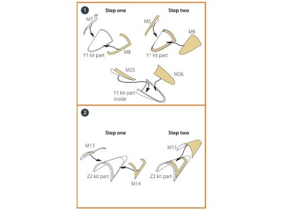 F-2A Fighter double-sided painting mask for Finemolds kits 