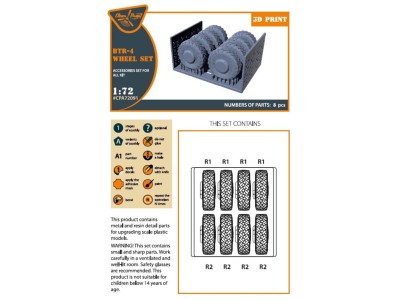 BTR-4 Wheel set for IBG kits 