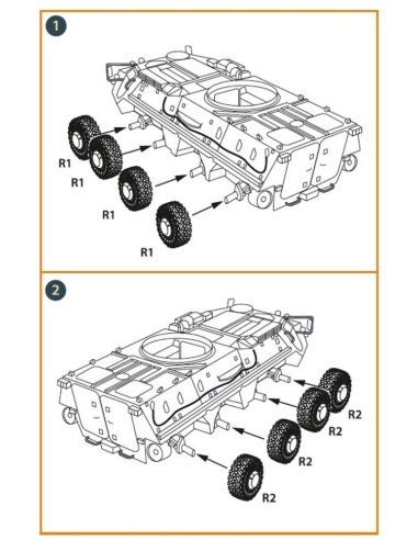 BTR-4 Wheel set for IBG kits 