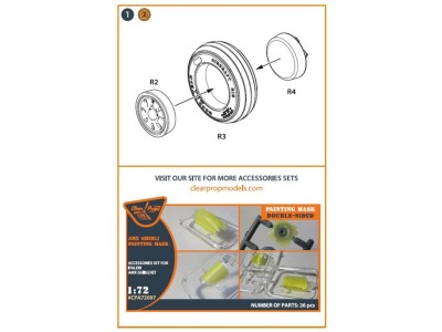 AMX, AMX-T Ghibli wheel set for Italeri kits 