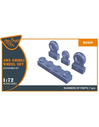 AMX, AMX-T Ghibli wheel set for Italeri kits 