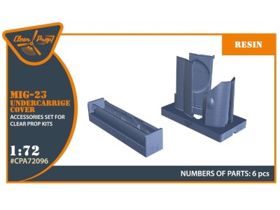 MiG-23 undercarriage covers for CP kits 