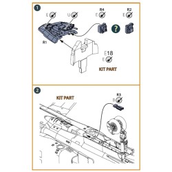 MiG-23 Instrument panel cover with gunsight for CP kits  2