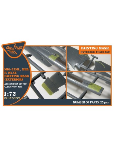 MiG-23ML, MLD, P, MLAE Exterior painting mask for CP kits 