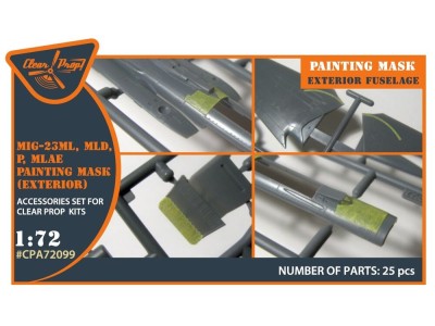 MiG-23ML, MLD, P, MLAE Exterior painting mask for CP kits 