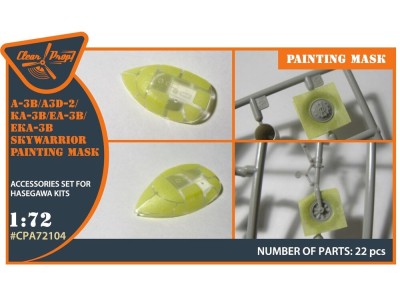 A-3B painting mask for Hasegawa kits 