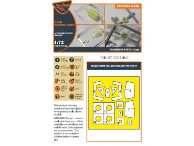 G.91R painting mask for MENG kits 