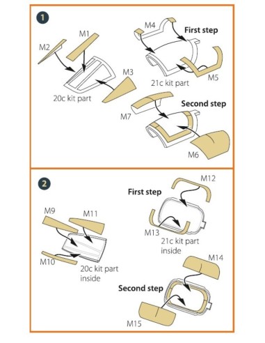 Jaguar A/GR.1/GR.3 painting mask for Italeri/Revell/Tamiya kits 