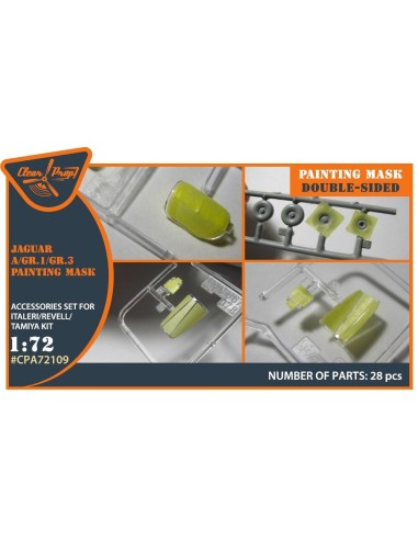 Jaguar A/GR.1/GR.3 painting mask for Italeri/Revell/Tamiya kits 