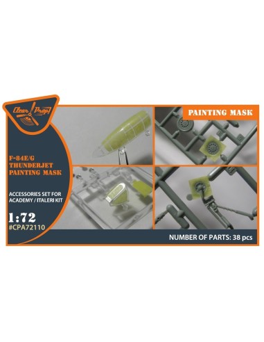 F84E/G Thunderjet painting mask for Italeri/Academy kits 