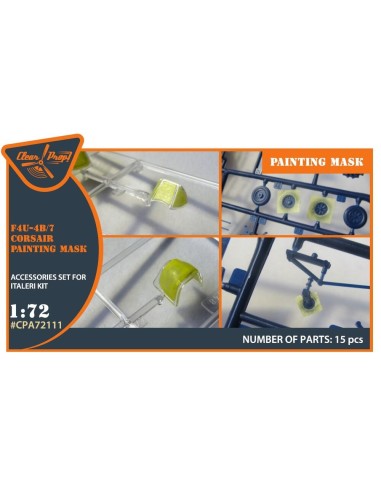 F4U-4B/7 Corsair painting mask for Italeri kits 