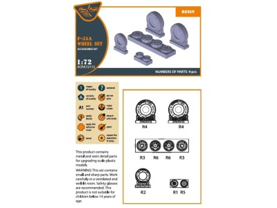 F-35A wheel set 