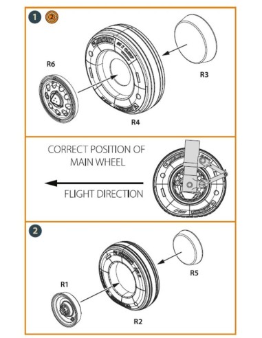 F-35A wheel set 