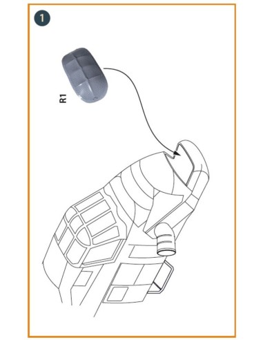 EMB-145 painting mask for A-model kits 