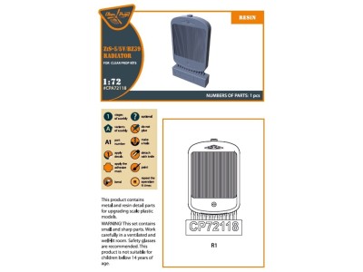 ZiS-5/5V/BZ39 Radiator for CP kits 