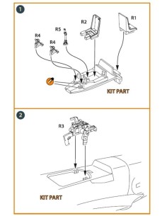 Me-410 B-1/U2/U4/R4 interior for Airfix, Finemolds kits  2