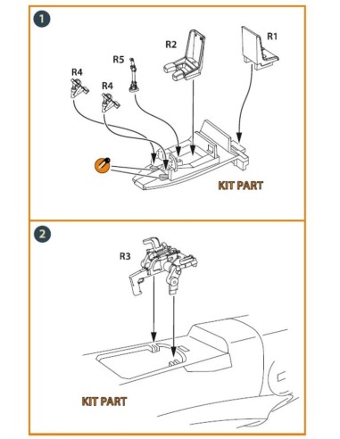 Me-410 B-1/U2/U4/R4 interior for Airfix, Finemolds kits 