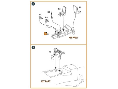 Me-410 B-1/U2/U4/R4 interior for Airfix, Finemolds kits 