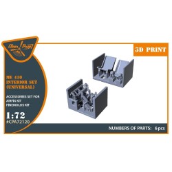 Me-410 B-1/U2/U4/R4 interior for Airfix, Finemolds kits 