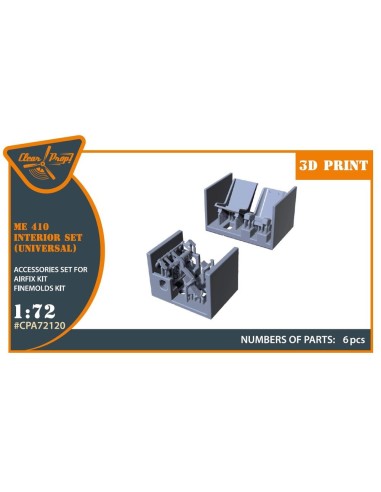 Me-410 B-1/U2/U4/R4 interior for Airfix, Finemolds kits 