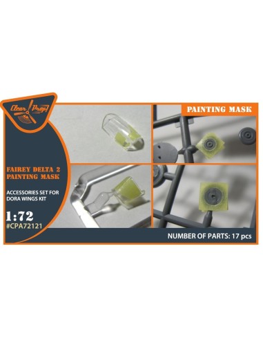 Fairey Delta 2 painting mask for Dora Wings kit 
