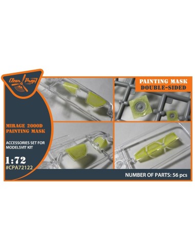 Mirage 2000D double-sided painting mask for Modelsvit kit 72075 