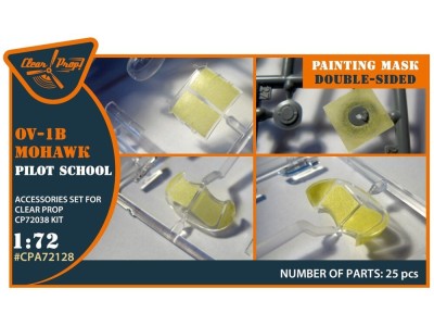 OV-1B Mohawk Pilot School painting mask for CP kit CP72038 