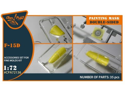 F-15D painting mask for Finemolds kits 