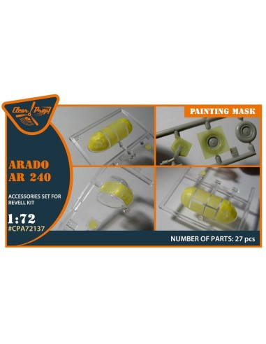 Arado Ar-240 painting mask for REVELL kit 