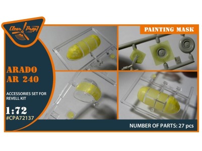 Arado Ar-240 painting mask for REVELL kit 