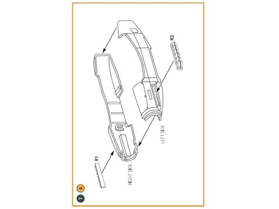 Arado Ar-240 exhausts for REVELL kit 