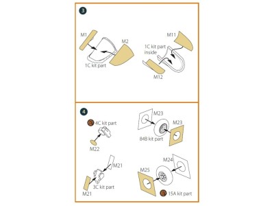 AMX-T double-sided painting mask for Italeri kits 