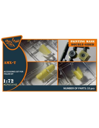 AMX-T double-sided painting mask for Italeri kits 