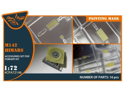 M142 Himars painting mask for Foreart kits 