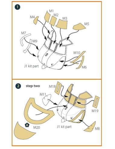 Chinook HC.1 double-sided painting mask for Airfix kit 