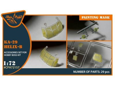 Ka-29 Helix-B painting mask for Hobby Boss kits 