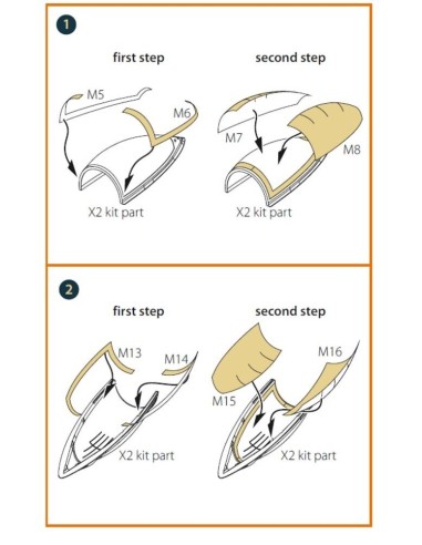 F-86A double-sided painting mask for CP kits 